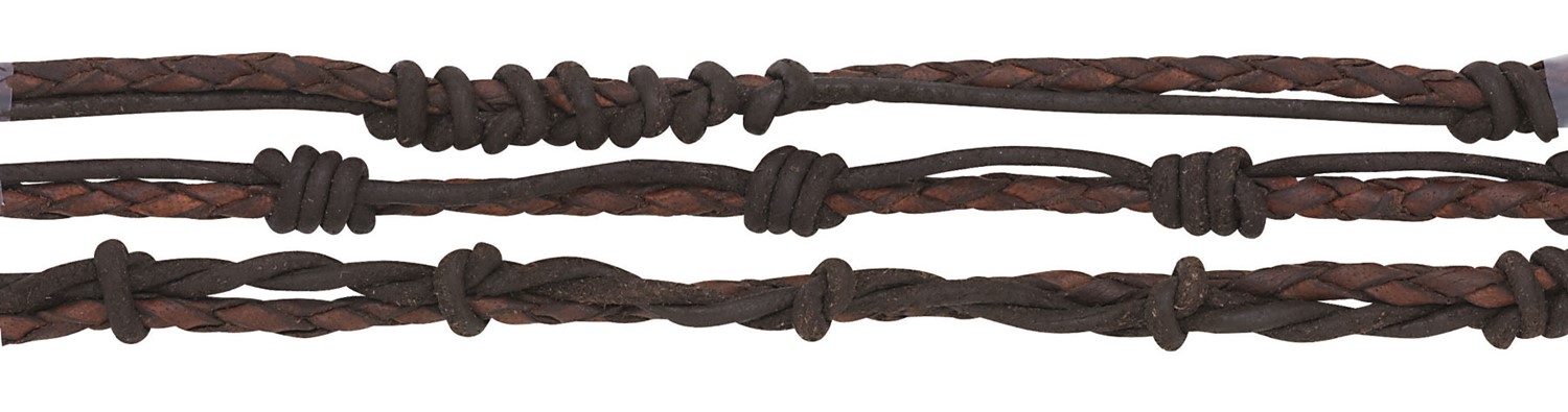 Braided Knot Leather Bracelet Assorted