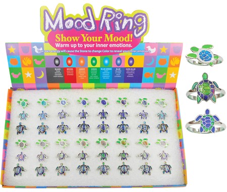 Turtle mood deals ring colors