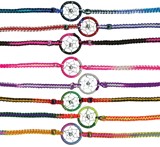 Tie-On Dream Catcher Friendship Bracelet Assorted Colors 72 Per Pack