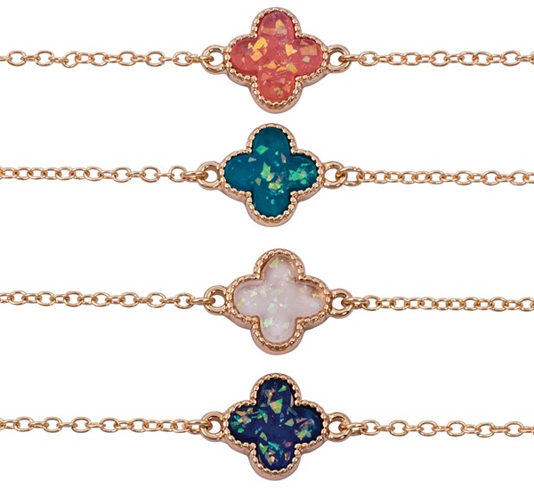 Sparkle Mallory Cross Pendant On Gold Chain Anklet Assorted